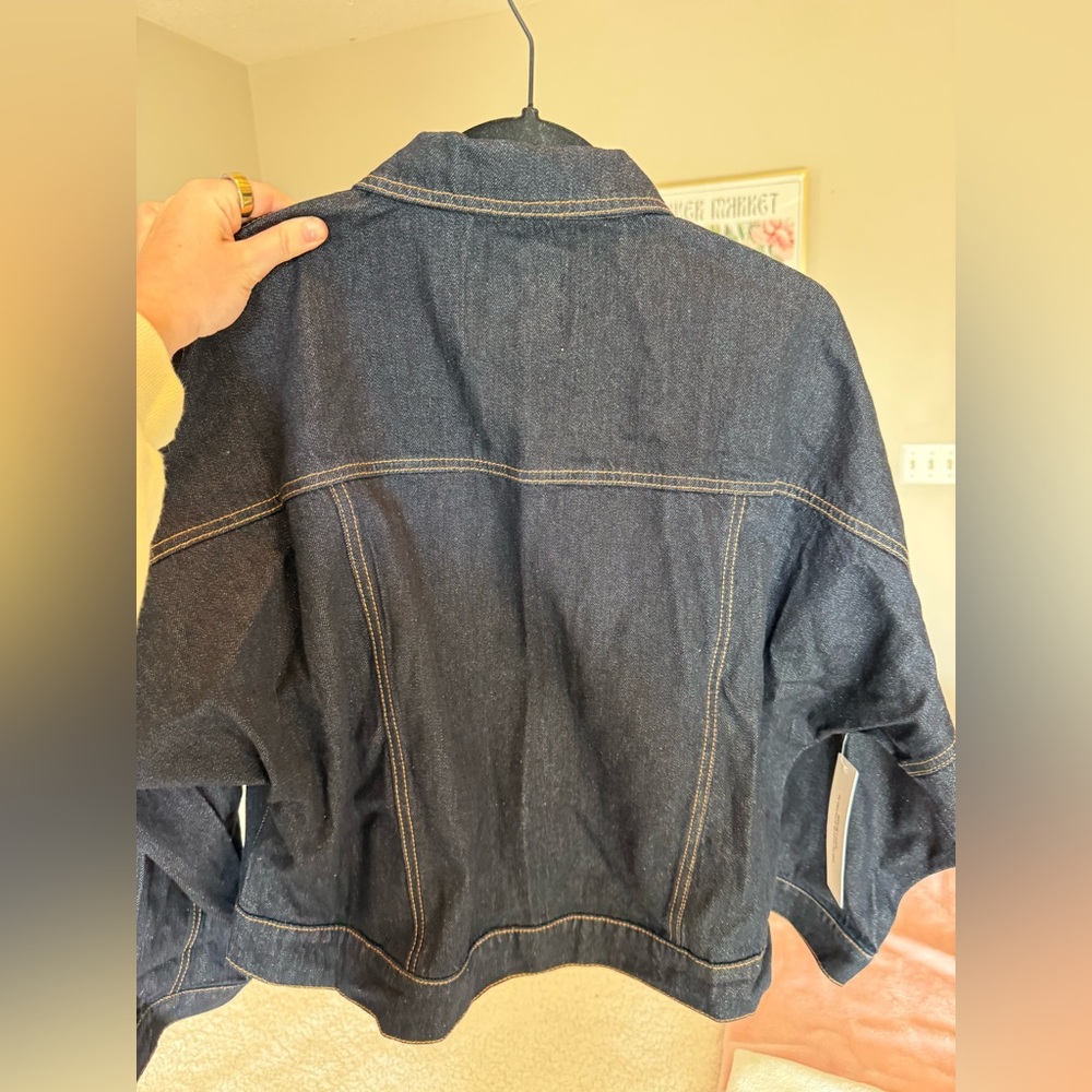 Princess Polly- Hughes Jacket- Dark Wash Denim - Picture 3 of 6
